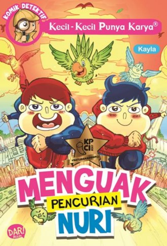 Cover Buku Komik Detektif KKPK: Menguak Pencurian Nuri
