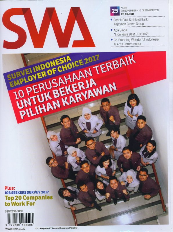 Cover Buku Majalah SWA Sembada No. 25 | 30 November - 10 Desember 2017