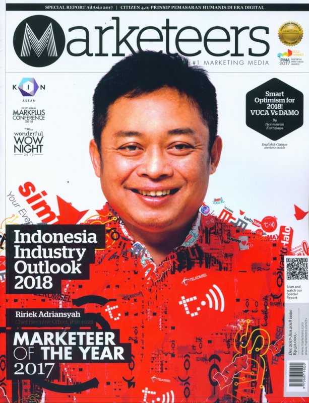 Cover Buku Majalah Marketeers Edisi 38 - Desember 2017 - Januari 2018