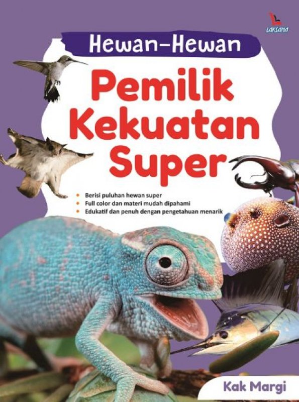 Cover Buku Hewan-Hewan Pemilik Kekuatan Super