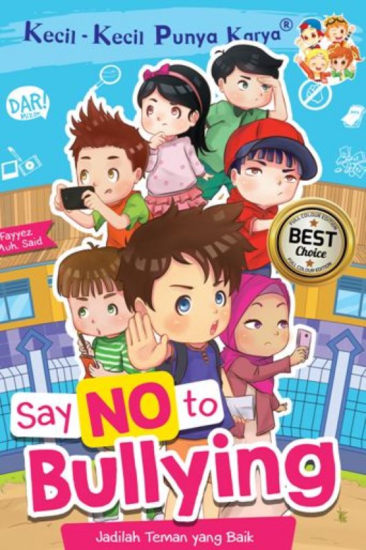 Cover Buku KKPK: Say No to Bullying - Full Colour