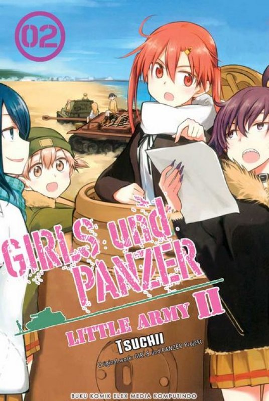 Cover Buku Girls & Panzer Little Army II Vol. 2