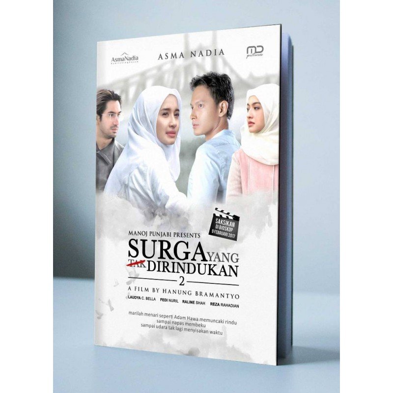 Cover Buku Surga Yang Tak Dirindukan 2 Cover Film