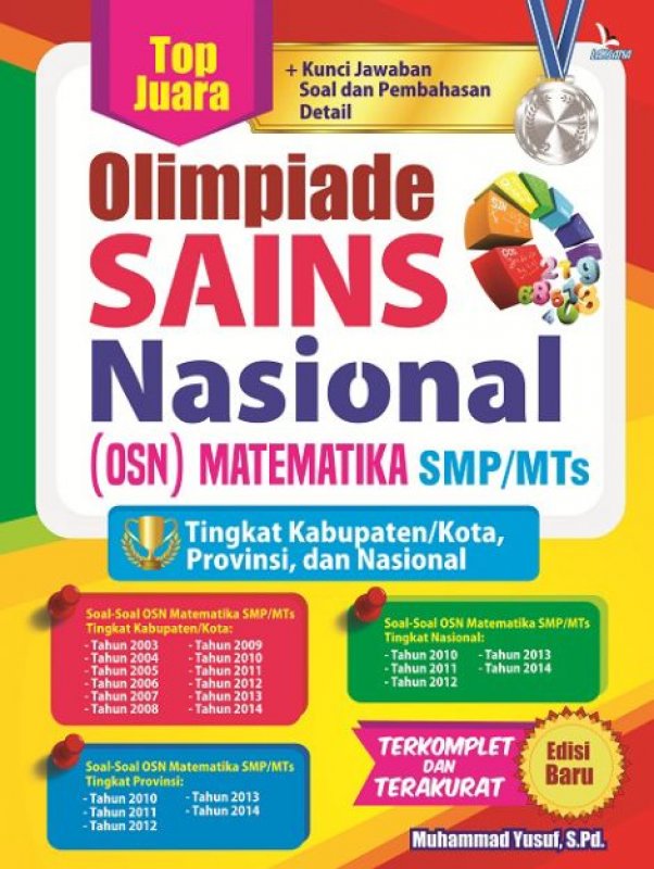 Cover Buku TOP JUARA OLIMPIADE SAINS NASIONAL ( OSN ) MATEMATIKA SMP/MTS