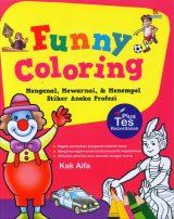 Funny Coloring (Mengenal, Mewarnai, & Menempel Stiker Aneka Profesi)