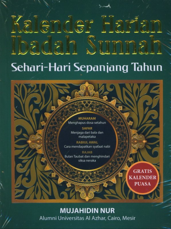 Cover Buku Kalender Harian Ibadah Sunnah Sehari-Hari Sepanjang Tahun (Gratis Kalender Puasa)