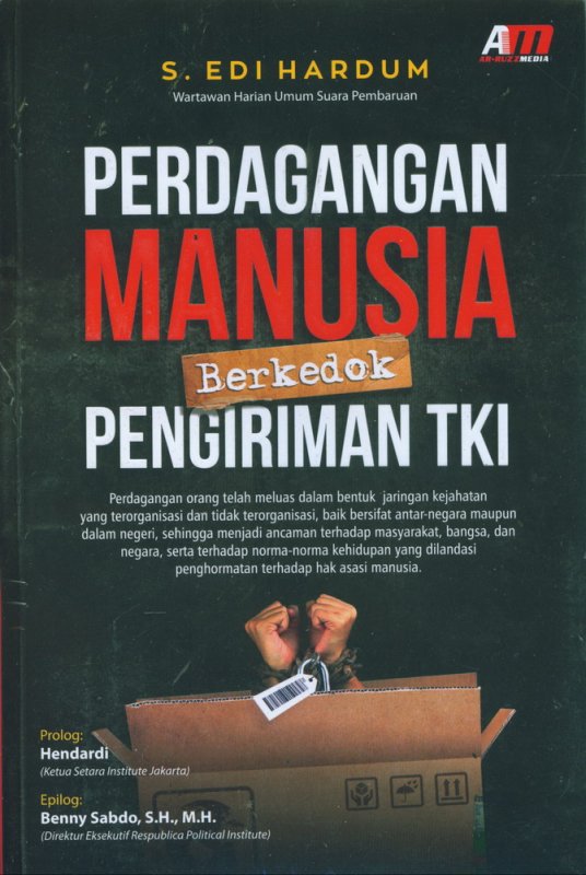 Cover Buku Perdagangan Manusia Berkedok Pengiriman TKI