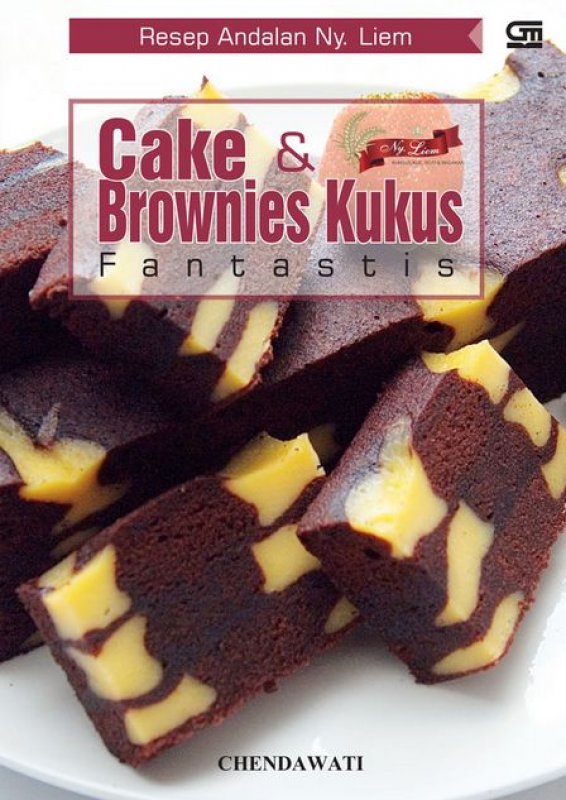 Cover Buku Resep Andalan Ny. Liem: Cake & Brownies Kukus Fantastis - Cover Baru