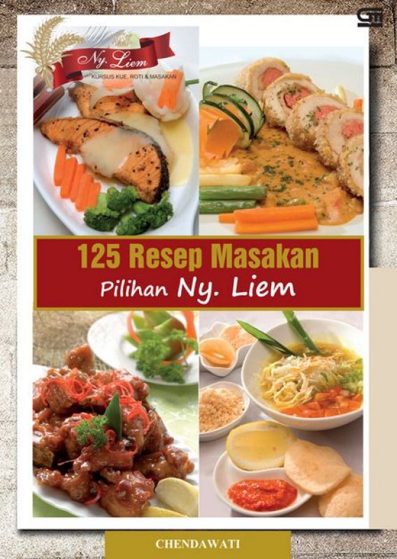 Cover Buku 125 Resep Masakan Pilihan Ny. Liem