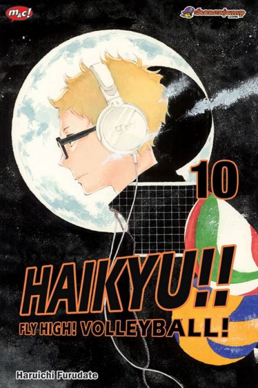 Cover Buku Haikyu!! Fly High! Volleyball! 10