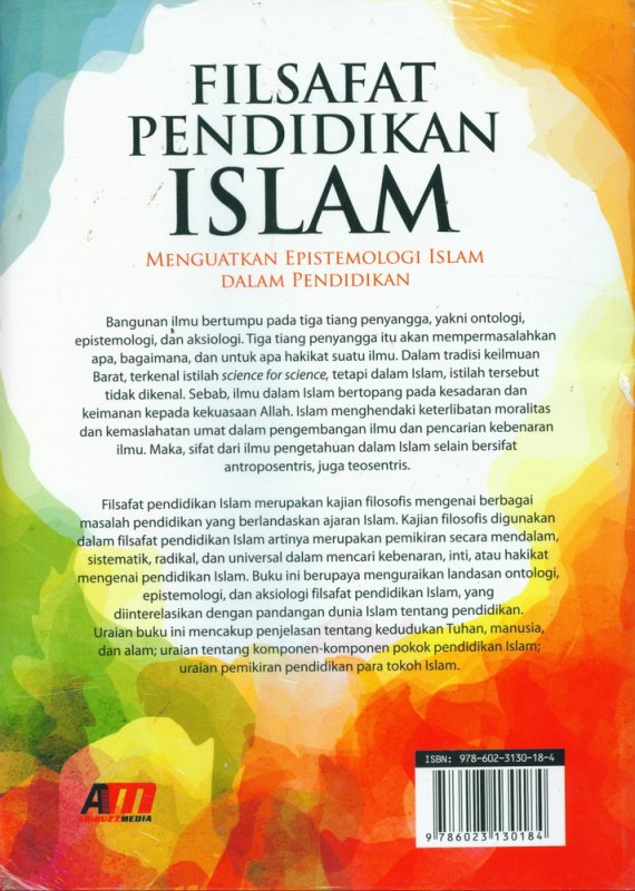 Cover Belakang Buku Filsafat Pendidikan Islam Edisi Revisi