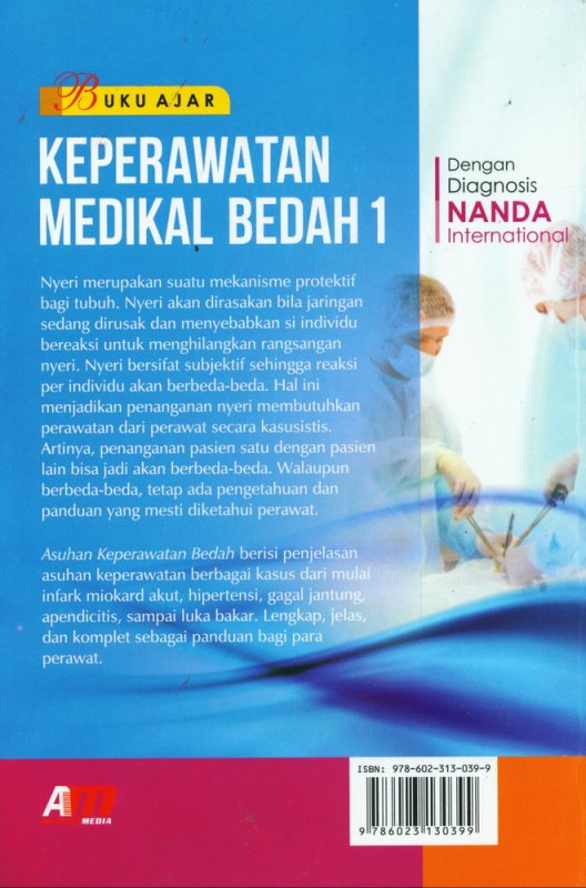 Cover Belakang Buku Buku Ajar Keperawatan Medikal Bedah 1 Dengan Diagnosis NANDA international