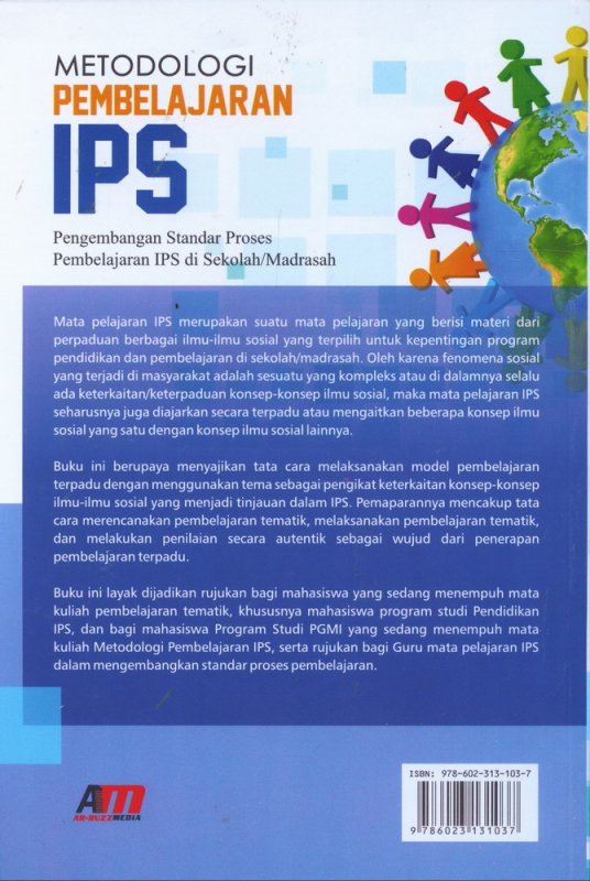 Cover Belakang Buku Metodologi Pembelajaran IPS
