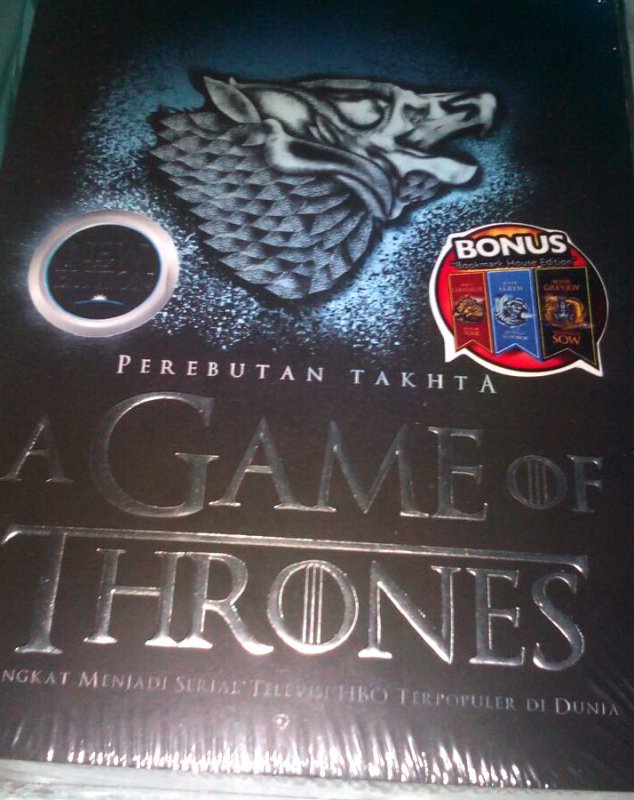 Cover Buku A Game of Thrones: Perebutan Takhta (cover baru)