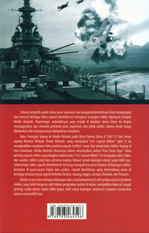 Cover Belakang Buku Serangan Jepang Ke Hindia Belanda Pada Masa Perang Dunia II 1942