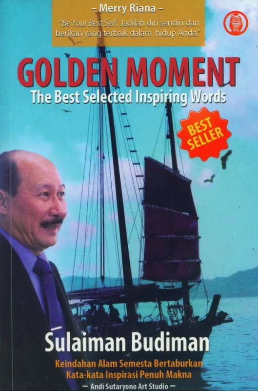 Cover Buku Golden Moment - The Best Selected Inspiring Words