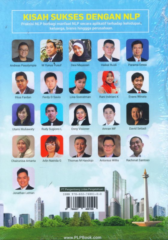 Cover Belakang Buku Kisah Sukses Dengan NLP