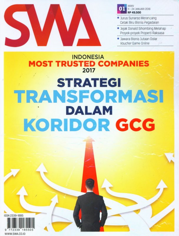 Cover Buku Majalah SWA Sembada No. 01 | 11-24 Januari 2018