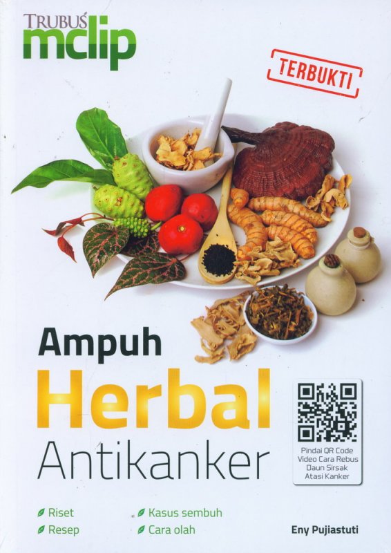 Cover Buku Ampuh Herbal Antikanker