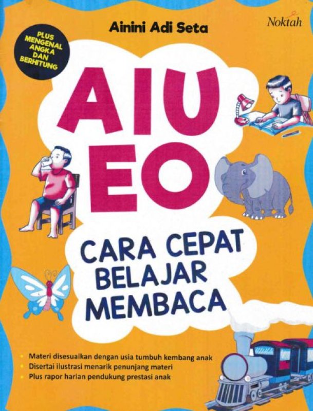 Cover Buku AIUEO Cara Cepat Belajar Membaca