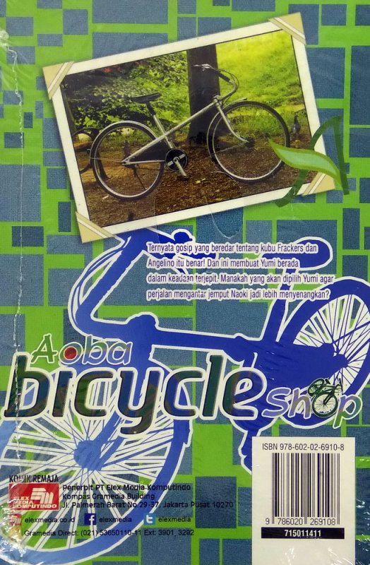 Cover Belakang Buku Aoba Bicycle Shop 19