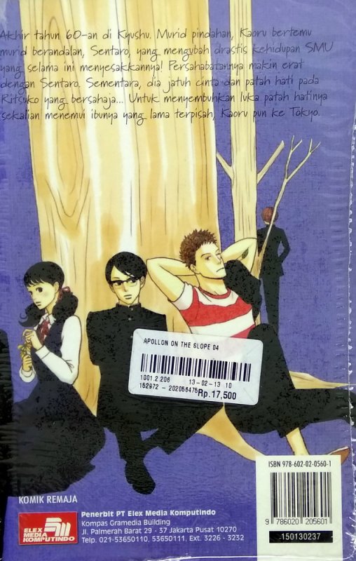 Cover Belakang Buku Appolon On The Slope 04