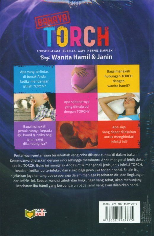 Cover Belakang Buku Bahaya Torch Bagi Wanita Hamil & Janin
