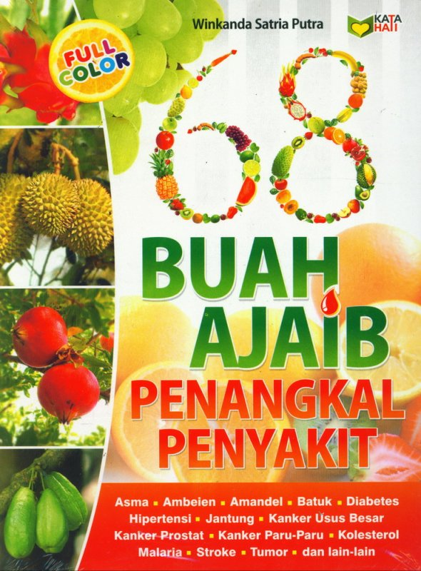 Cover Buku 68 Buah Ajaib Penangkal Penyakit ( Full Color )