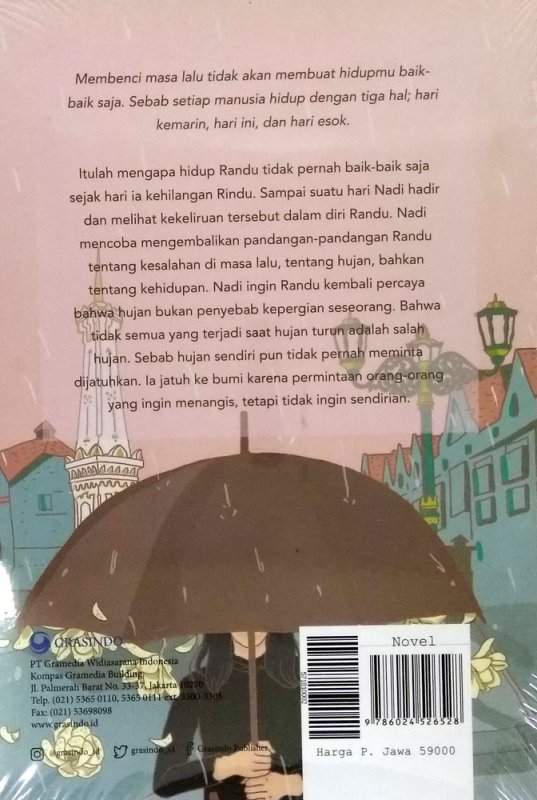 Cover Belakang Buku Bukan Salah Hujan