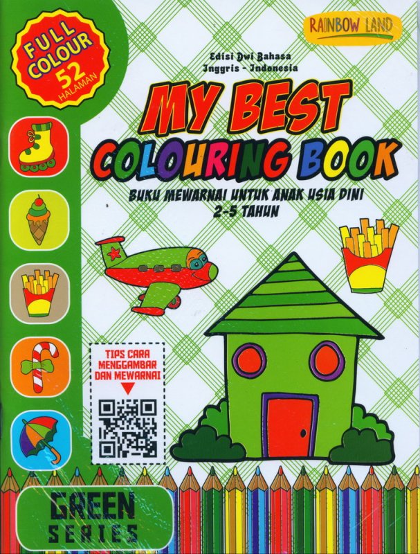 Cover Buku Green Series: My Best Colouring Book