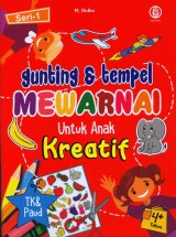 Gunting & tempel Mewarnai Untuk Anak Kreatif Seri 1