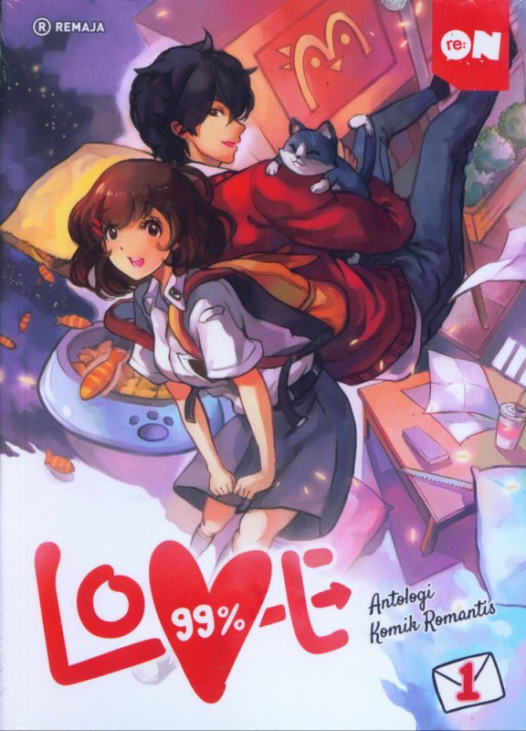 Cover Buku 99% Love Vol 1 - Antologi Komik Romantis