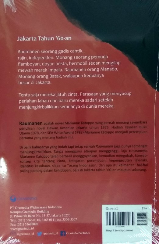 Cover Belakang Buku Raumanen (cover baru)