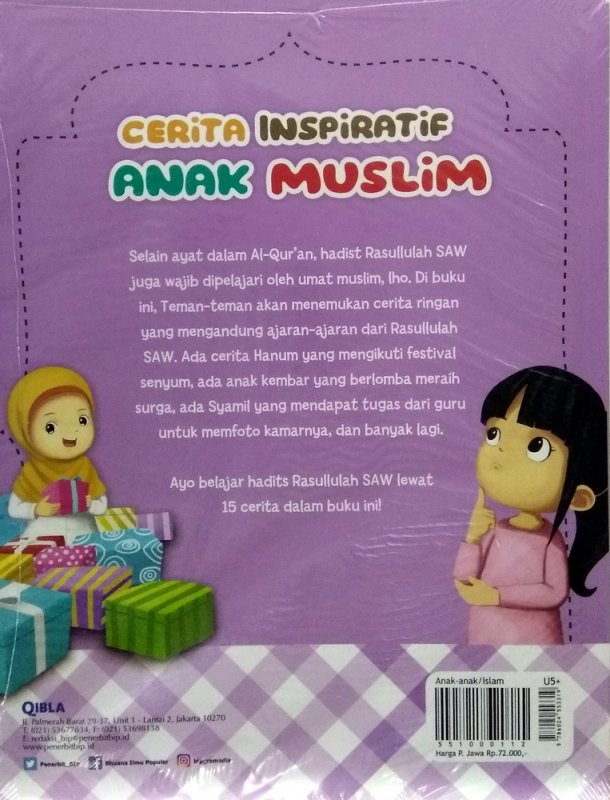 Cover Belakang Buku Cerita Inspiratif Anak Muslim
