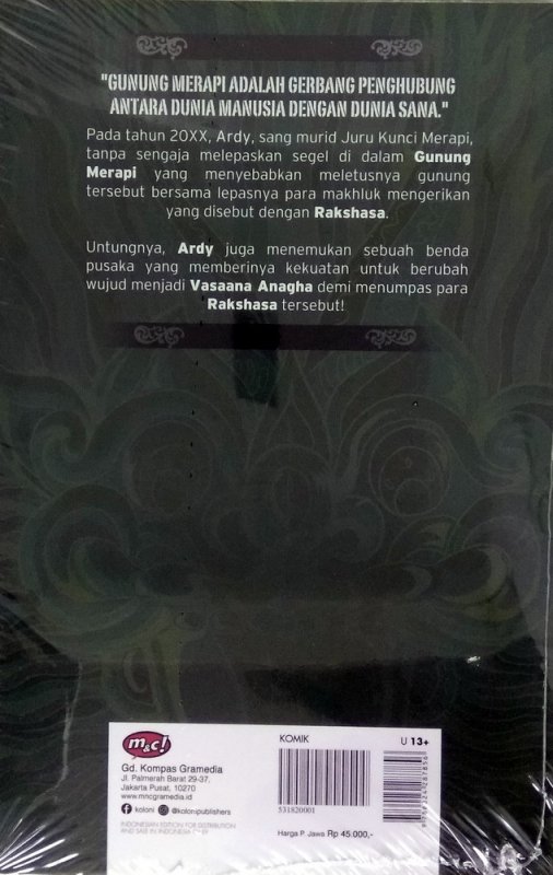 Cover Belakang Buku Heroic Story Of Vasaana