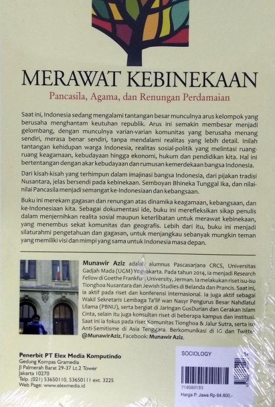 Cover Belakang Buku Merawat Kebinekaan