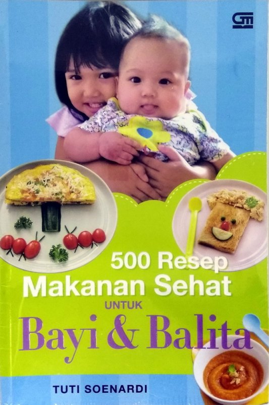 Cover Buku 500 Resep Makanan Sehat Untuk Bayi & Balita