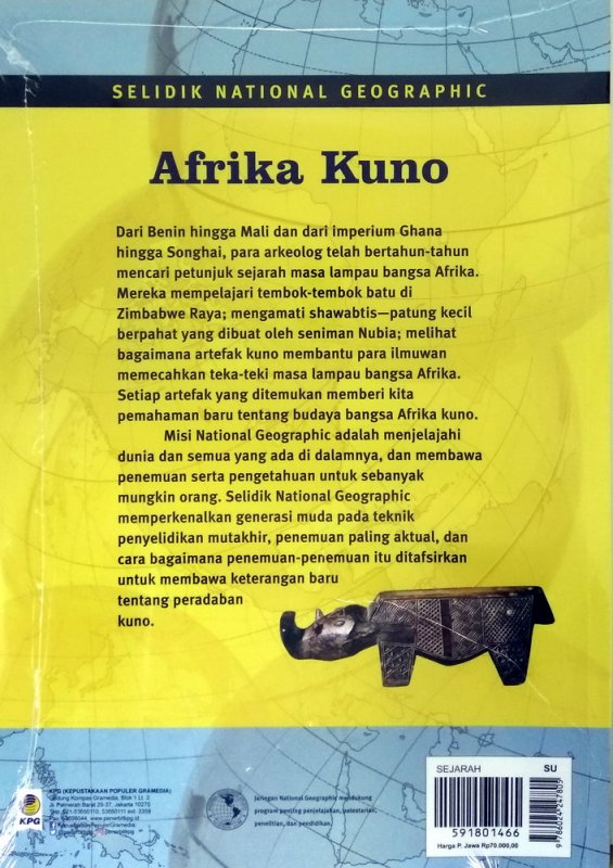 Cover Belakang Buku National Geographic : Afrika Kuno - New