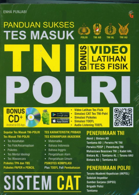 Cover Buku Panduan Sukses TEs Masuk TNI POLRI