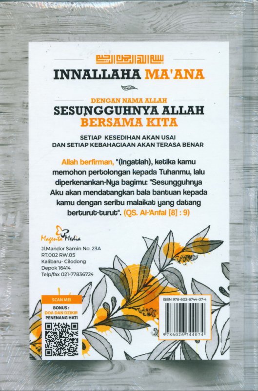 Cover Belakang Buku INNALLAHA MA'ANA