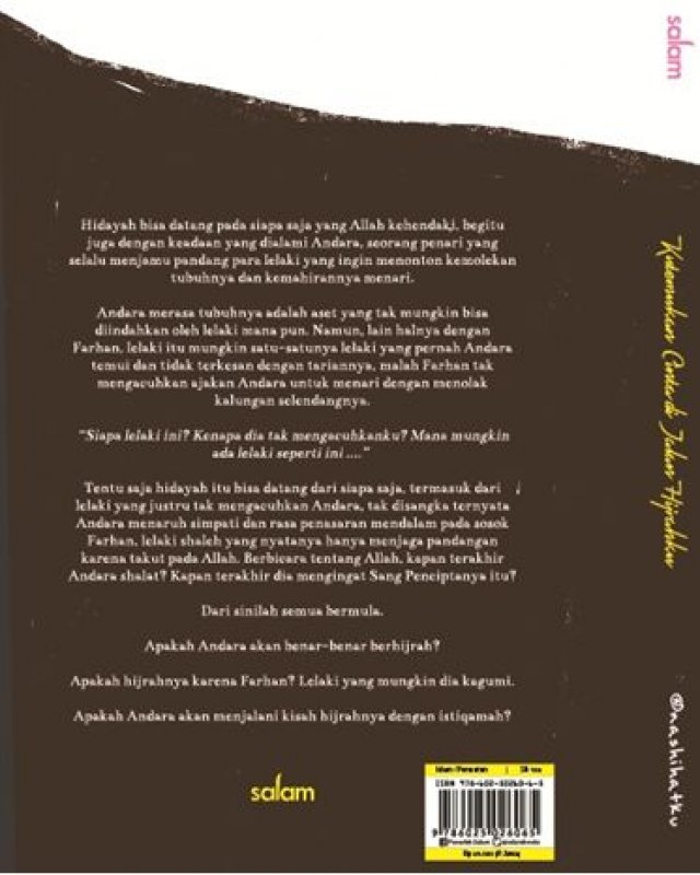 Cover Belakang Buku Kutemukan Cinta Di Jalan Hijrahku
