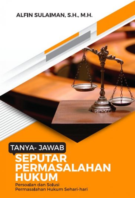 Cover Buku Tanya-Jawab Seputar Permasalahan Hukum
