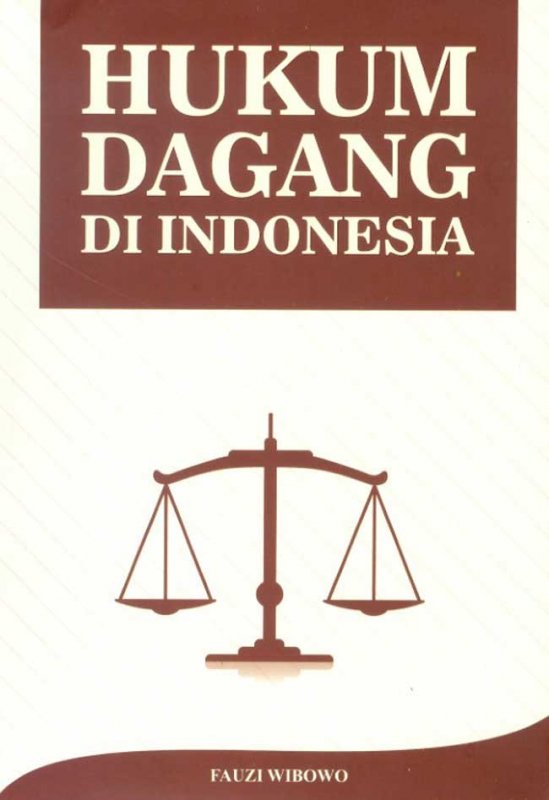 Cover Buku Hukum Dagang Indonesia