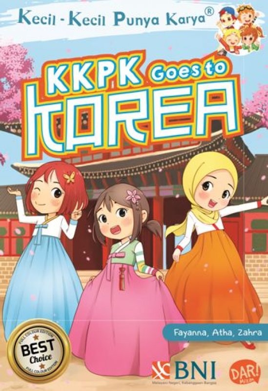 Cover Buku KKPK Full Colour: KKPK Goes to Korea [Free Matryoska Doll Keychain]