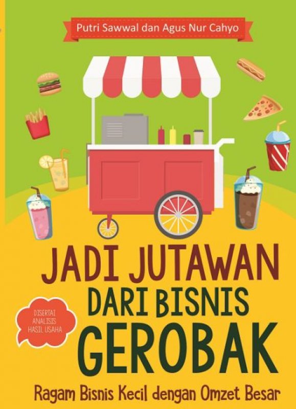 Cover Buku Jadi Jutawan Dari Bisnis Gerobak