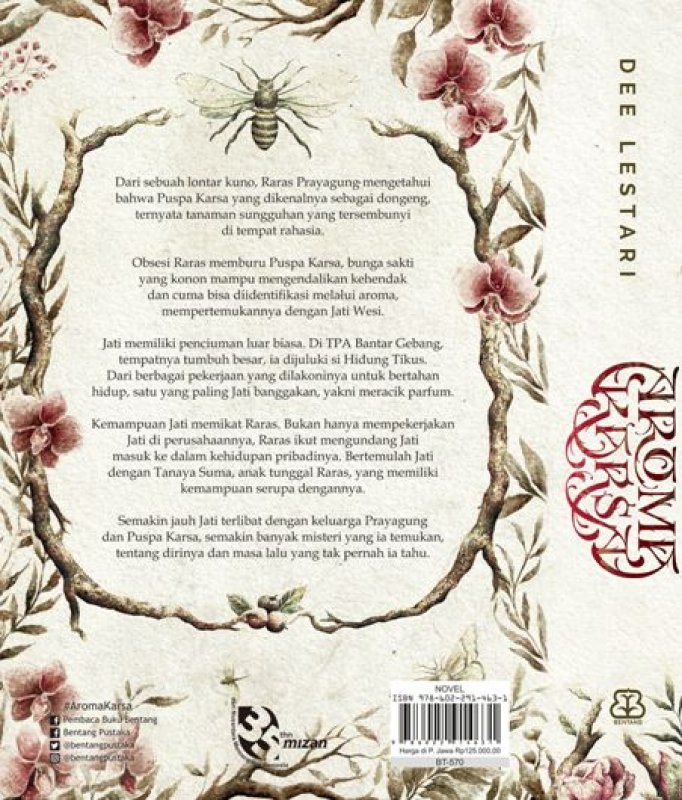 Cover Aroma Karsa karya Dee Lestari - Edisi Reguler