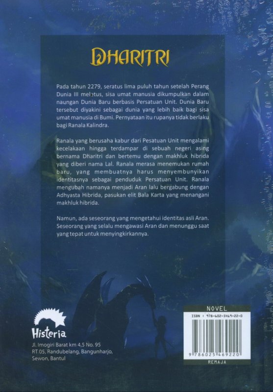 Cover Belakang Buku Dharitri