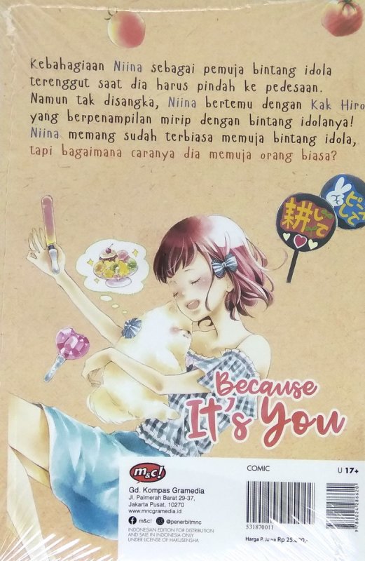 Cover Belakang Buku Because Its You 01