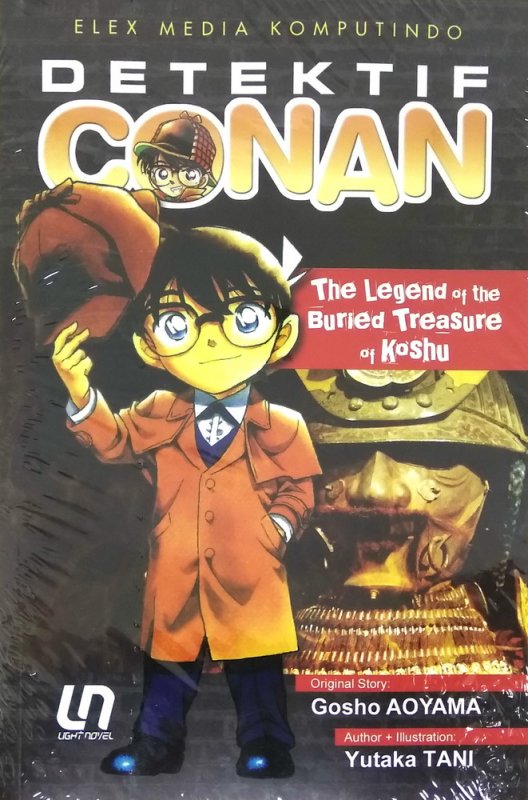Cover Buku Light Novel Detektif Conan: The Legend of the Buried Treasure of Koshu