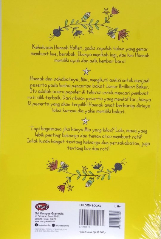 Cover Belakang Buku Best Friends Bakery : Cupcakes & Contests